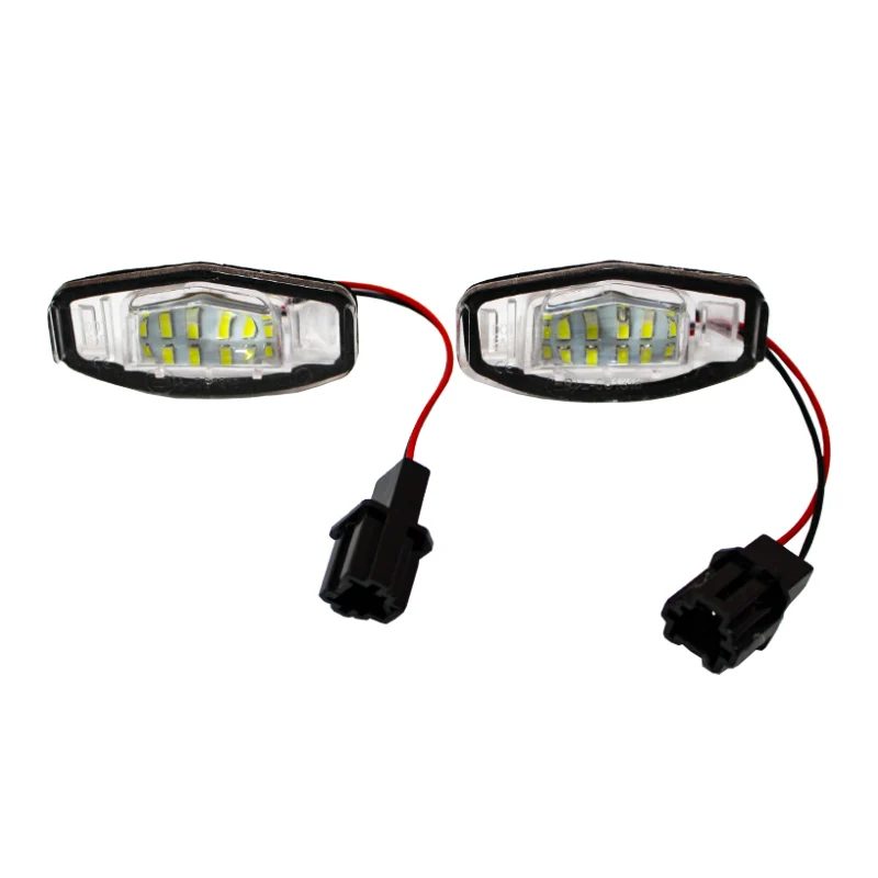 Фото Phfiskes светодиодные фонари номерного знака для Honda Civic Accord Odyssey City MK4 Acura MDX RI TI TS, комплект из 2 предметов №5