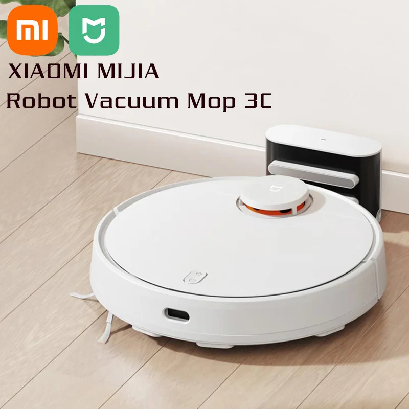 Робот-пылесос XIAOMI MIJIA 3C, устройство для уборки дома, циклонное всасывание, управление со смартфона