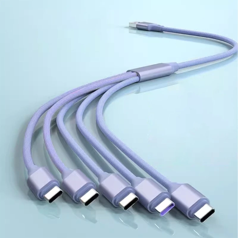 Фото Адаптер USB 2.0 TypeA «папа» на Micro USB «папа», кабель-разветвитель, преобразователь USB на Type-C, поддержка высокоскоростной №4