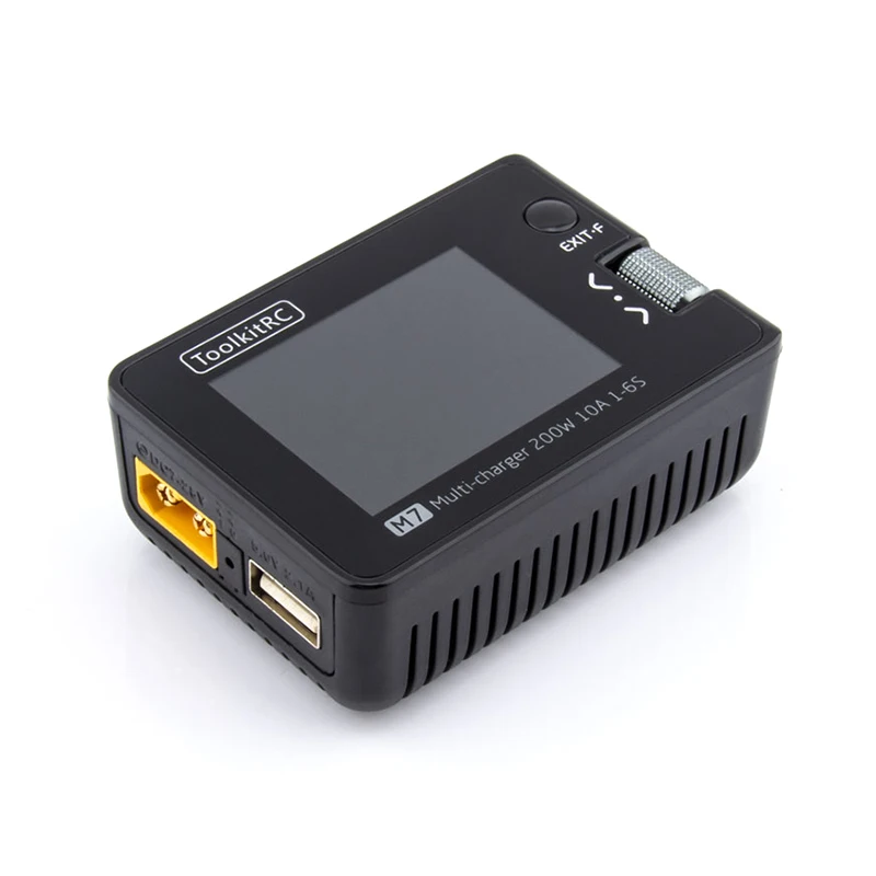Фото Сбалансированное зарядное устройство ToolkitRC M7, 200 Вт, 10 А, разрядник 1-6S Lipo с регулятором напряжения сервопривода, приемник ESC, тестер сигнала №5