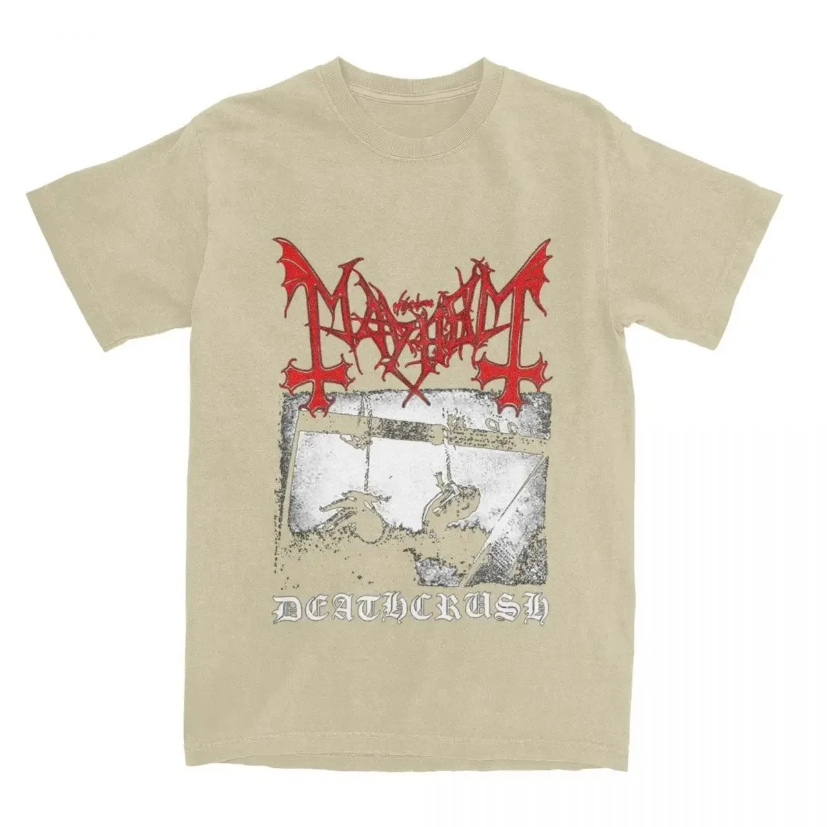 2025 новая модель Мужчины Женщины Футболка Mayhem Deathcrush Euronymous Dead Varg Хлопковые футболки с короткими рукавами и круглым вырезом Футболка большого размера (art.: 3920d1e2b2578) - 3920d1e2b2578