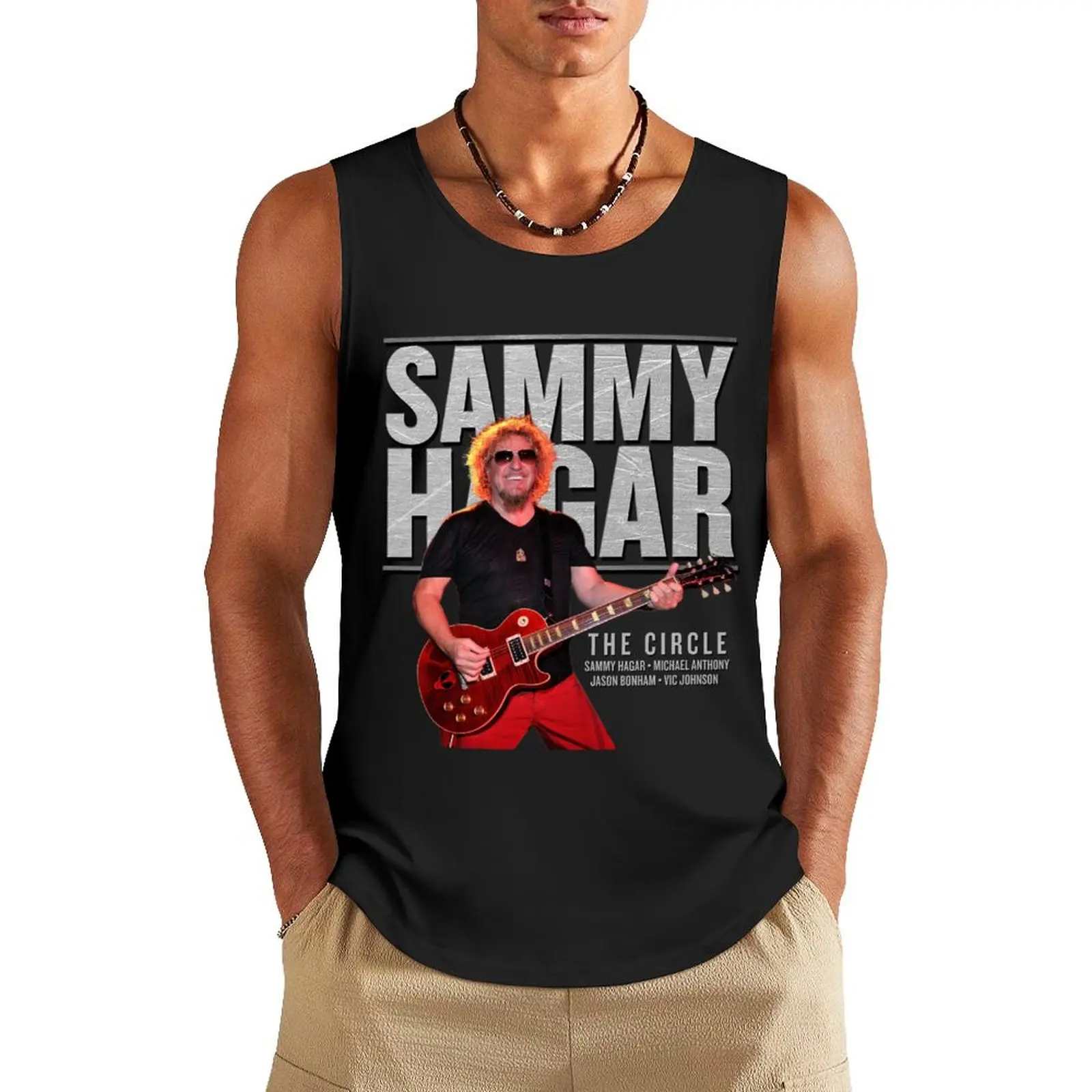 Мужская Спортивная Футболка sammy hagar tour dates 2019