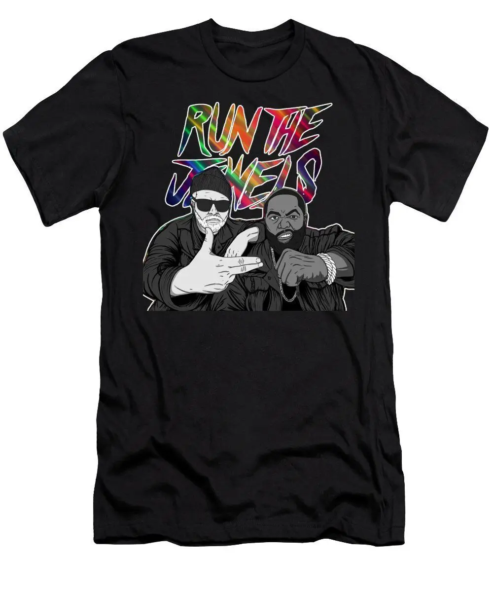 Футболка с длинными рукавами Jaime El-P Run The Jewels, Мелин, Майк, убийца, Рендер, RTJ, ретро