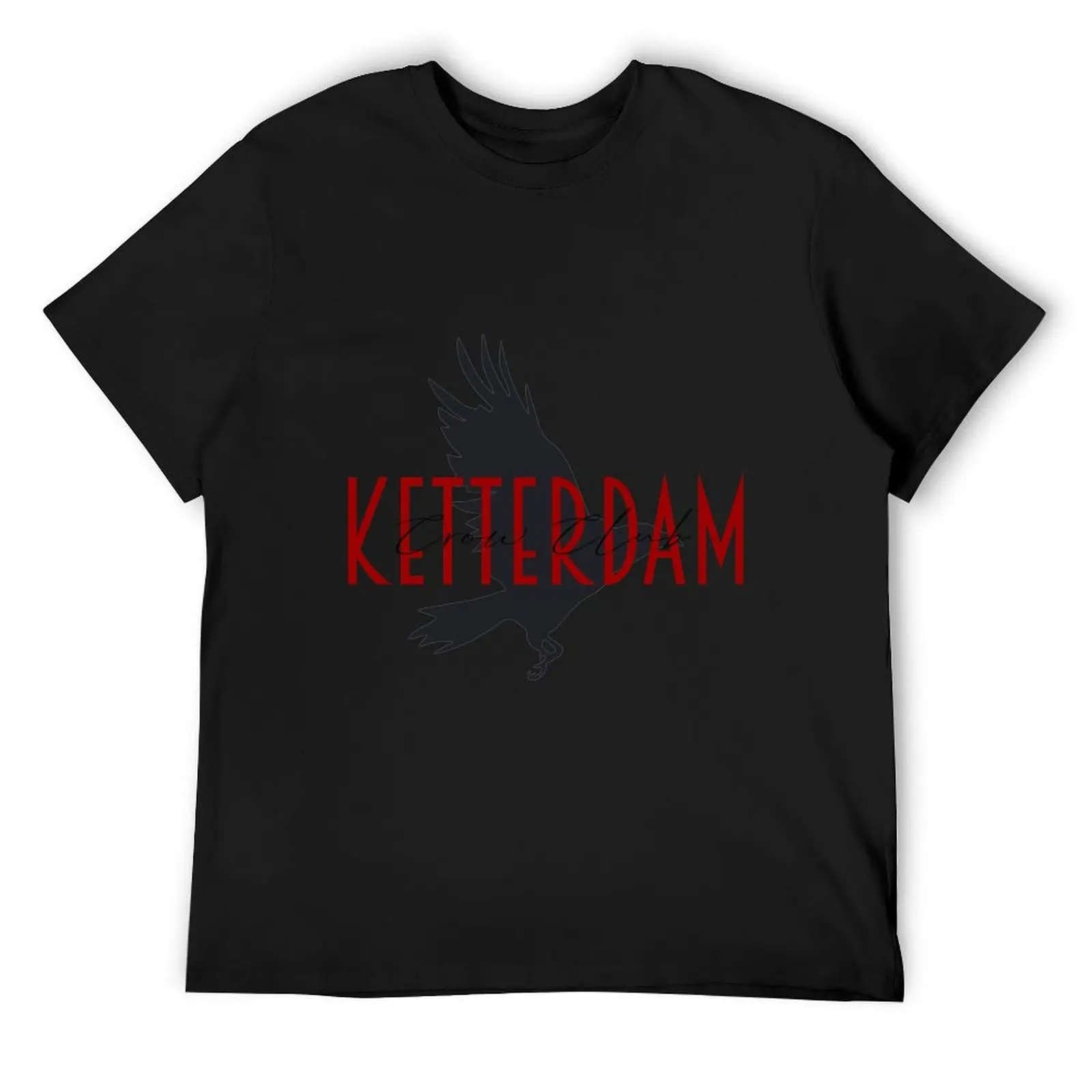 Ketterdam Crow Club футболка аниме винтажные футболки мужская футболка с рисунком