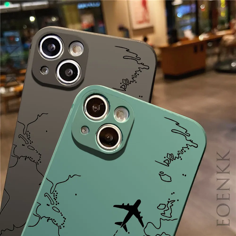 Фото Чехол для телефона Travel-nspired с рисунком самолета для Xiaomi Redmi 10, 12, 13 C, Redmi Note 8, 9, 10, 11, 12, 13 Pro Plus, мягкий чехол для телефона №2