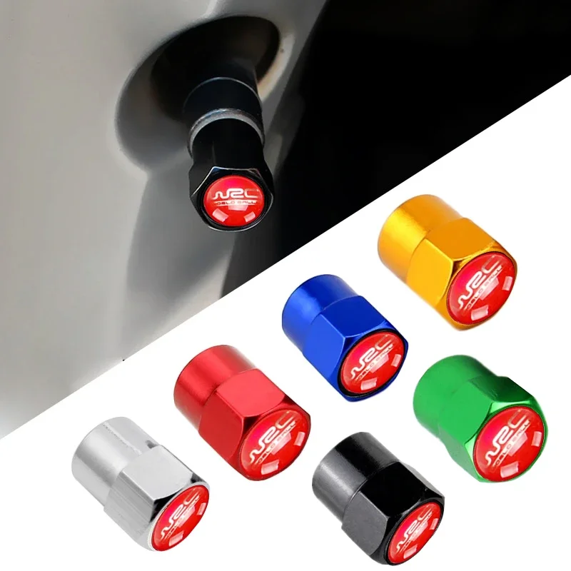 Колпачки клапанов автомобильных колес с логотипом WRC для Audi Quattro Fiat Citroen DS3 C4 Xsara Peugeot 206 205 Mitsubishi Lancer Subaru Impreza