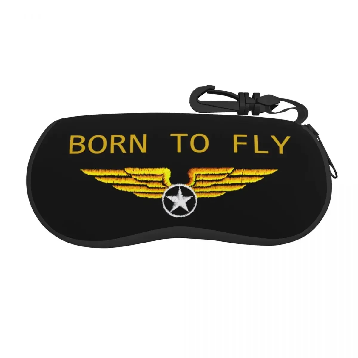 Очки Born To Fly Flight Pilot Shell на заказ, унисекс, для путешествий, летающих авиационных очков-авиаторов, защитная коробка для солнцезащитных очков