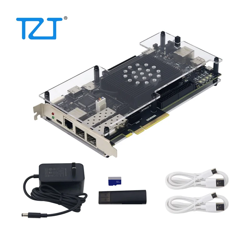 Плата разработки TZT ZYNQ7100 для Xilinx FPGA FMC XC7Z100-2FFG900 с SD-картой и устройством чтения карт