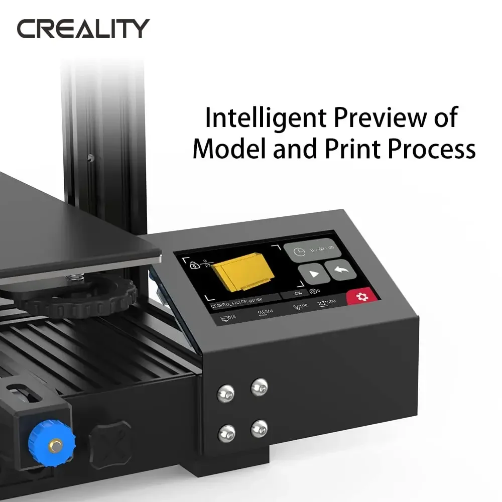 Фото Creality 3D Pad Mini 4,3-дюймовый комплект обновления сенсорного экрана 32-битная материнская плата для Ender 3/Ender 3 Pro/Ender 3 V2 Запчасти для 3D-принтера №3