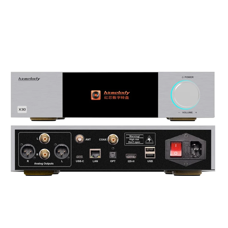 Фото Hxmelody X30 Dual AK4493SEQ ЦАП декодер цифровой аудио без потерь мастер-музыкальный плеер DSD512 сенсорный экран HIFI Bluetooth MQA №5