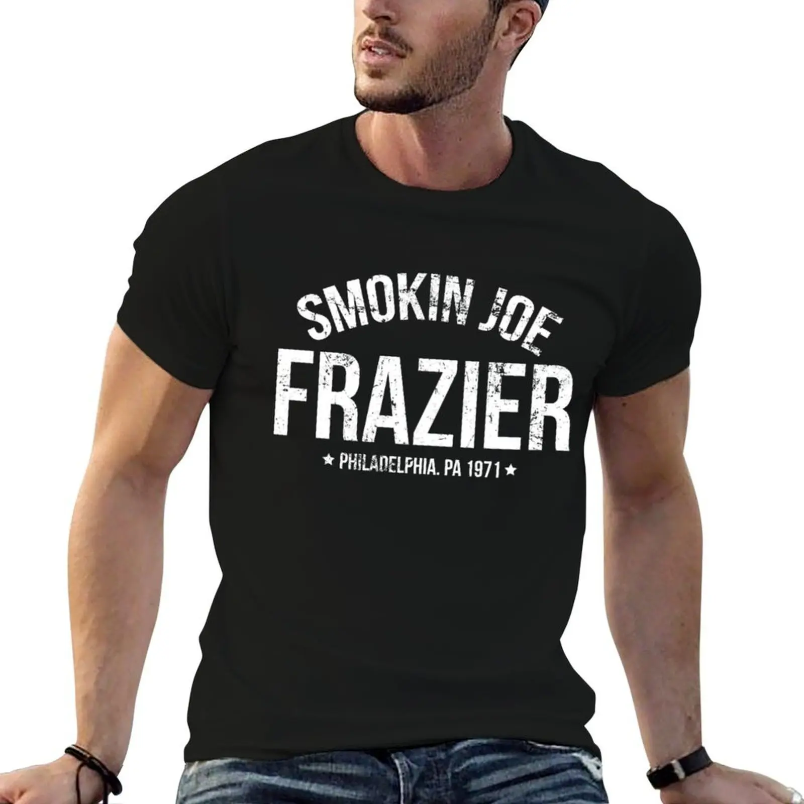 Футболка Joe Frazier, футболки с аниме, большие футболки с аниме для мужчин, футболка