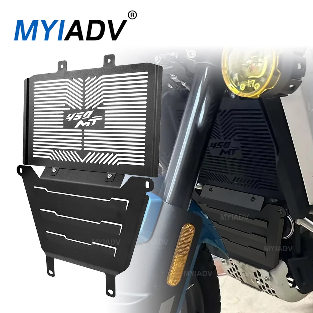 Для CFMOTO 450MT 2024 2025 2026 CF-MOTO 450 MT MT450 CF450MT решетка радиатора мотоцикла, защита резервуара для воды, защитная крышка двигателя