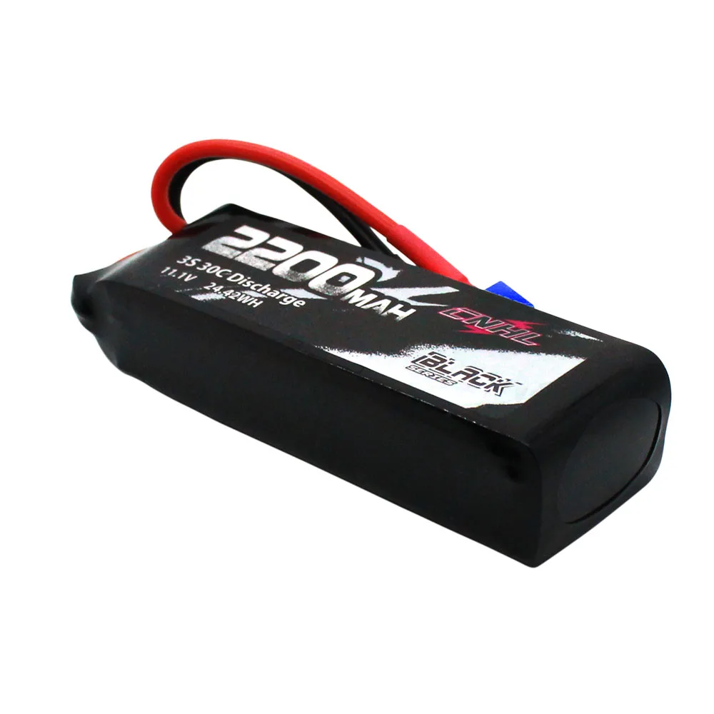 2 шт. CNHL 3S 11,1 В Lipo аккумулятор 2200 мАч 30C с разъемом EC3 для FPV автомобиля, грузовика, танка, вертолета, дрона, лодки, гонки, хобби (art.: 3920c084b9c81) - 3920c084b9c81