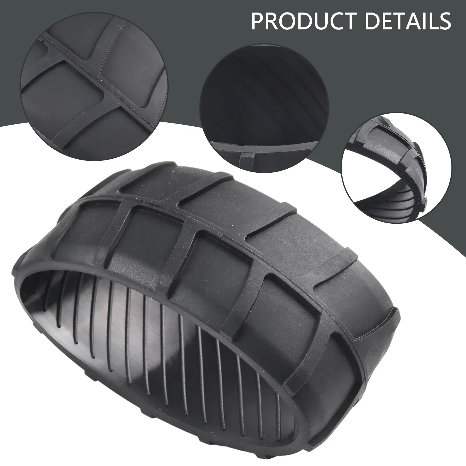Фото Защита колес XL для переднего велосипеда Worx M500/M700 и т. д. Резиновый антишкив для настройки профиля для передних аксессуаров для газонокосилок №3