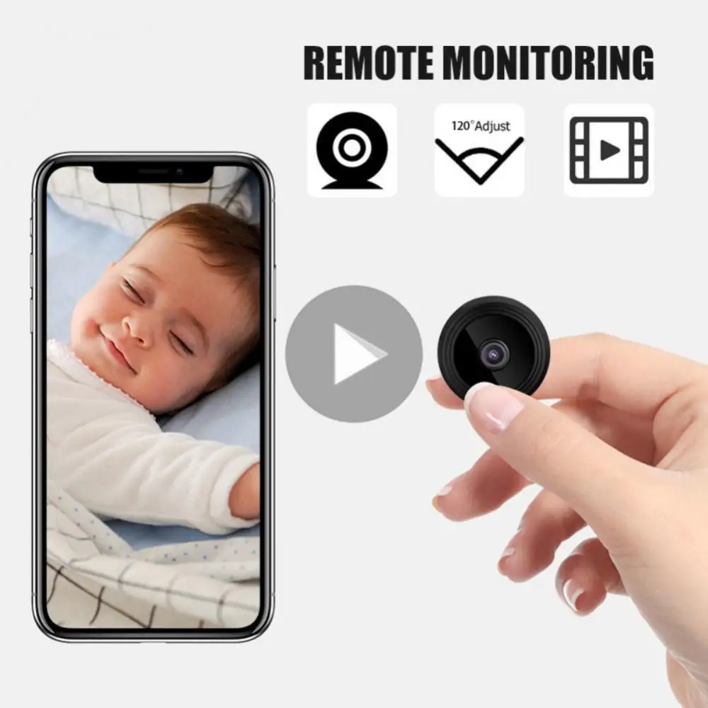 Мини-камера A9 Беспроводная с Wi-Fi и сетевым монитором, HD 1080P