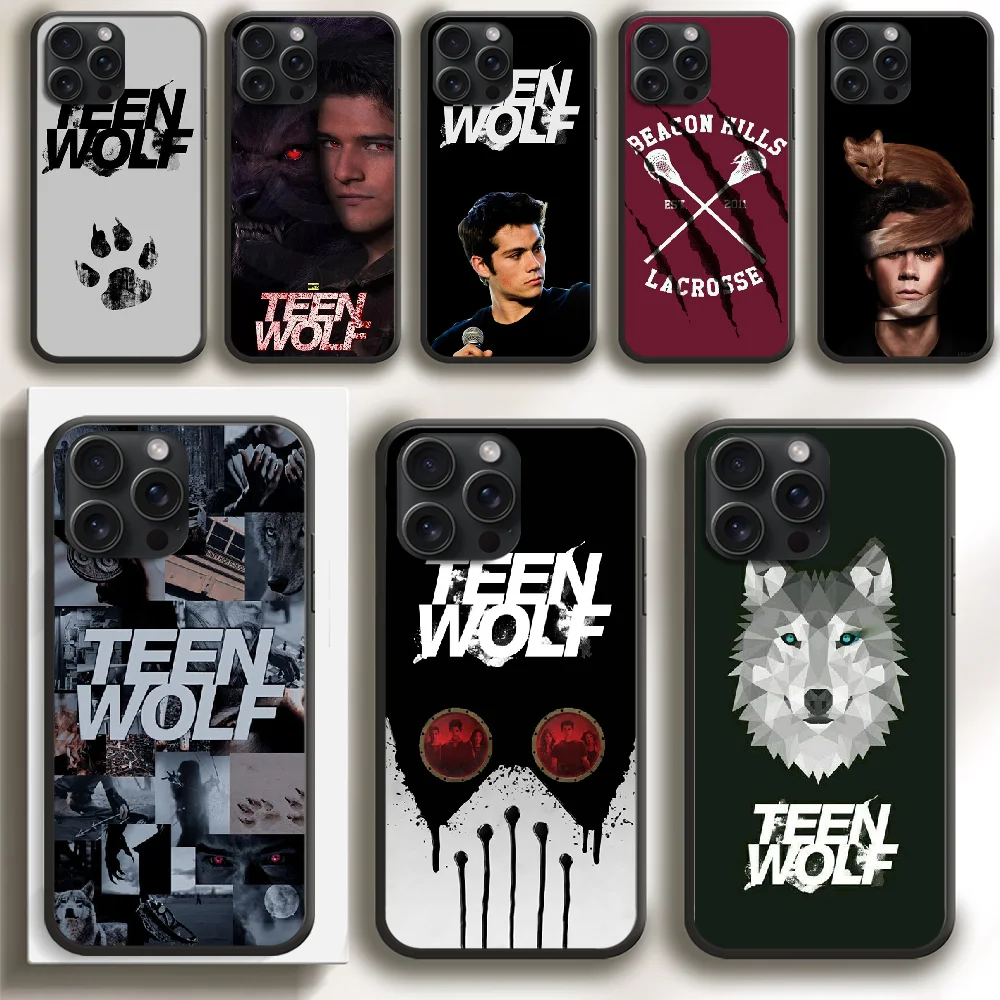 Чехол для телефона Teen Wolf TV Drama, чехол для iPhone 7 8 11 12 13 15 Pro Max Plus SE X XR XS, мягкий черный из ТПУ
