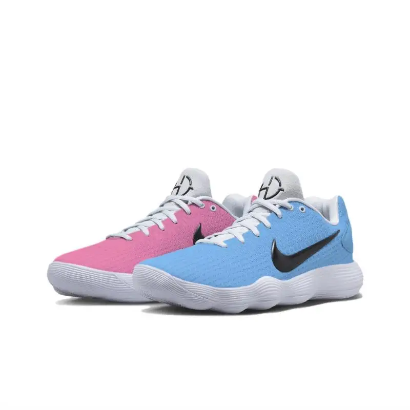 【Настроить】Nike Hyperdunk 2017, баскетбольные кроссовки, мужские низкие синие/белые/розовые кроссовки 897637 -100