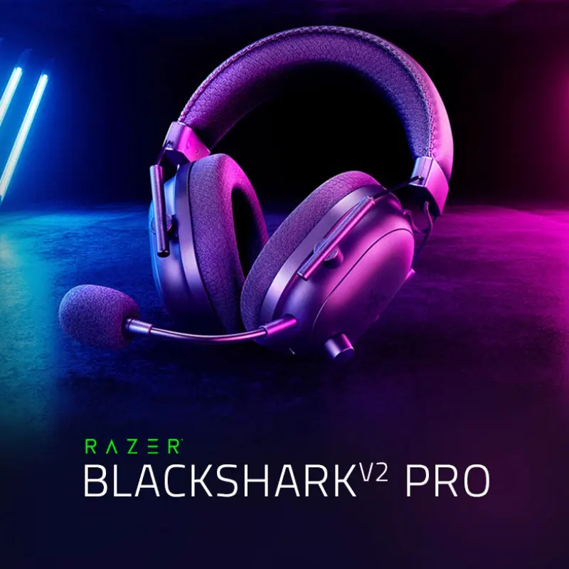 Фото Razer BlackShark V2 Pro 2.4G+ Bluetooth-беспроводная игровая гарнитура премиум-класса для киберспорта с беспроводной технологией HyperSpeed №2