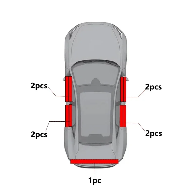 Фото 4 шт. защита порога из углеродного волокна для Jeep Compass Grand Cherokee Liberty Patriot Wrangle №4