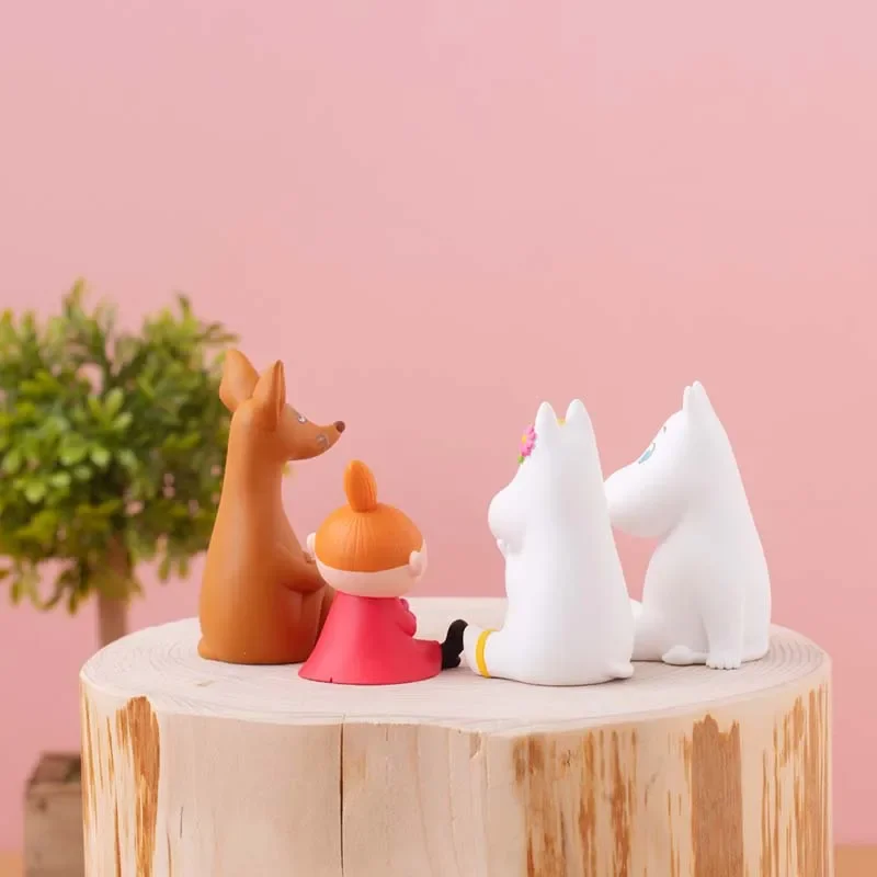 Оригинальные фигурки Bandai 4 шт. Gashapon Moomin ムーソソソanime, игрушки для детей, подарки, коллекционные модели, украшения (art.: 3920c788c7eda) - 3920c788c7eda