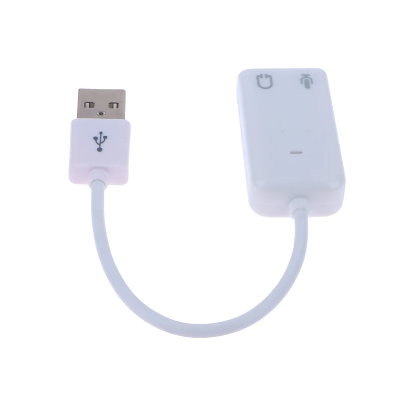 Фото Внешняя звуковая карта USB 2,0 к разъему, 3D Аудио гарнитура, микрофон, наушники, 7,1 каналов, 5HV2 адаптер для ноутбука №4