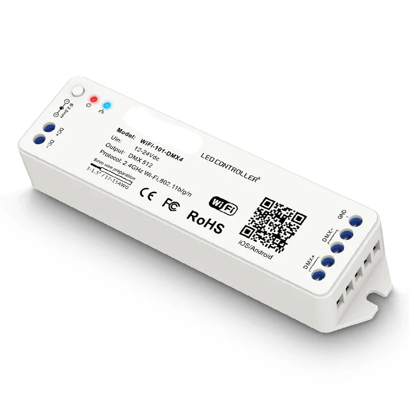 Для смартфонов, Wi-Fi, для DMX512, адаптер для смартфонов, RGB-лента, контроллер