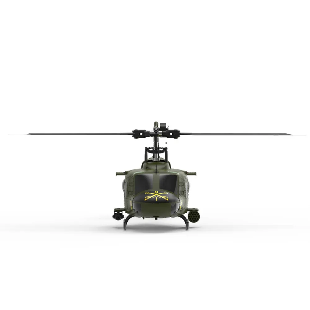 Фото Eachine E190 1:34 UH-1 HUEY Масштаб 2,4G 6CH Удержание высоты Оптическое позиционирование потока Двойной бесщеточный двигатель RC Вертолет №5