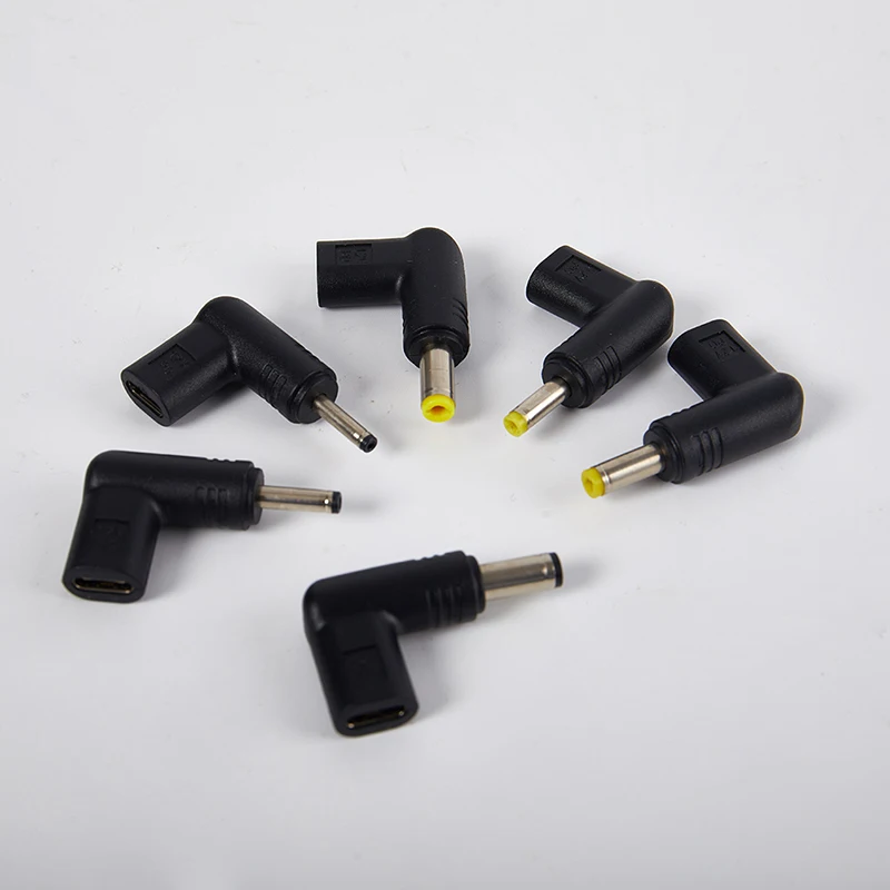 Адаптер питания для ноутбука, 12 В, разъем постоянного тока, USB Type C «Мама»-«папа» Универсальное зарядное устройство для Xiaomi/Huawei/Asus/Lenovo/ноутбука