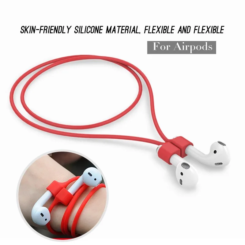 Фото Fone De Ouvido силиконовые магнитные наушники с защитой от потери для Apple Airpods 2 1 Air Pods Bluetooth беспроводные наушники-вкладыши №3