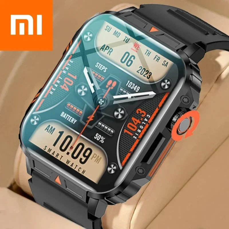 Xiaomi уличные военные умные часы мужские Bluetooth умные часы с вызовом для Xiaomi Android IOS IP68 orologi Ftiness impermeabili
