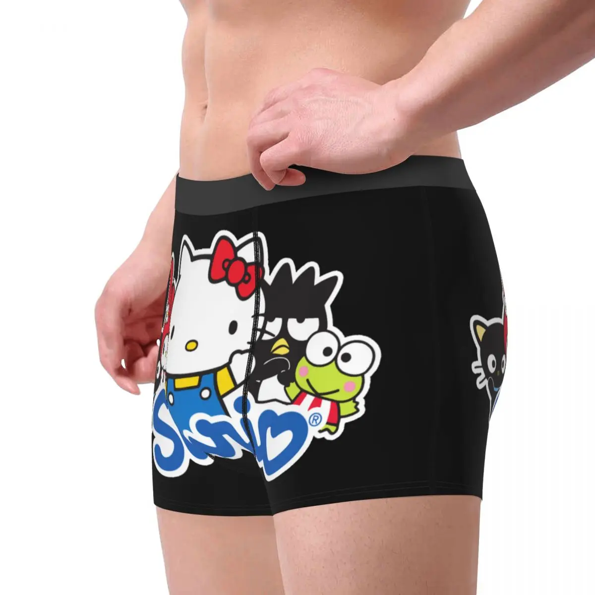Фото Белые брифы Hello Kitty на заказ, нижнее белье, крутые трусы №3