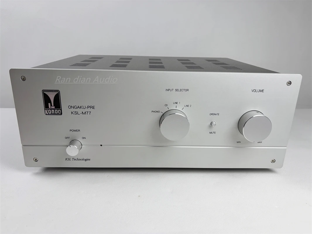 Фото Отличный электронный ламповый предусилитель Kondo M77, предусилитель HIFI 12AY7*8. С электронной лампой воспроизведения, функция MM №3