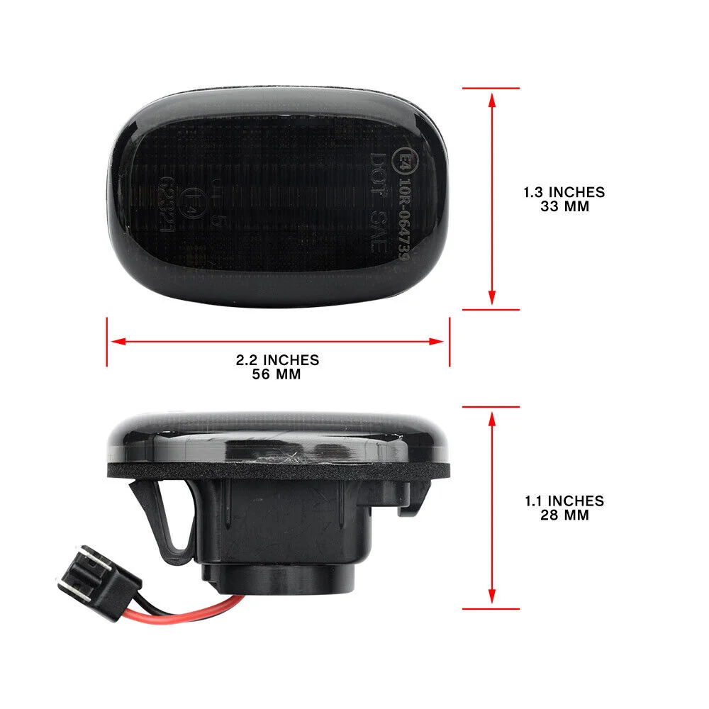 Фото GTinthebox динамический противотуманный фонарь с мигающим сигналом для Toyota Avensis Celica Corolla Camry Hilux Prius Verso ... №2