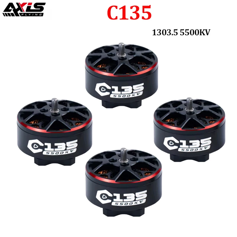 AxisFlying C135 1303.5 5500KV 4S бесщеточный двигатель для FPV Freestyle 2,5 дюйма Cinewhoop 3 дюйма зубочистка дроны DIY Запчасти