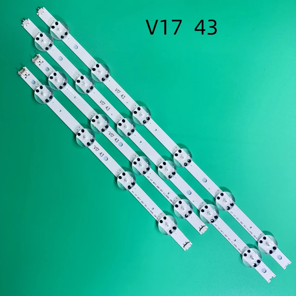 4 шт./лот, 10 ламп для LG SUNG WEI55V0 E74739 94V-0 43 дюйма V17 art3 2867 TV 43LJ614V 43LV340C 43UJ670V 43UJ6565 43UJ6525