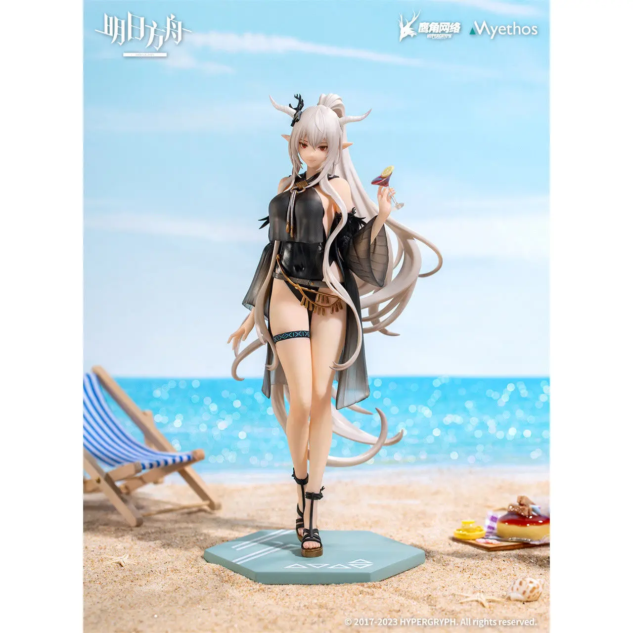 Подлинная подарочная серия Arknights, блестящая Анджелина, красивая девушка, фигурки, летняя версия, игровая периферия, подарок, сборная модель игрушки
