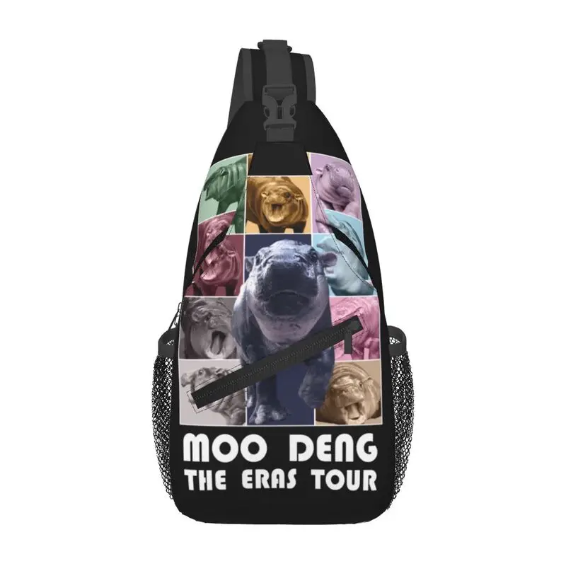 Пользовательский Moon Deng The Eras Tour Meme слинг нагрудная сумка через плечо мужской повседневный рюкзак на плечо для путешествий и езды на велосипеде