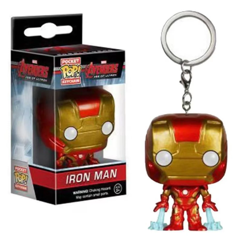 Фото Funko Marvel серии Капитан Америка Человек-паук брелки школьный портфель брелоки аксессуары автомобильный кулон брелки подарки для мальчиков и девочек №4