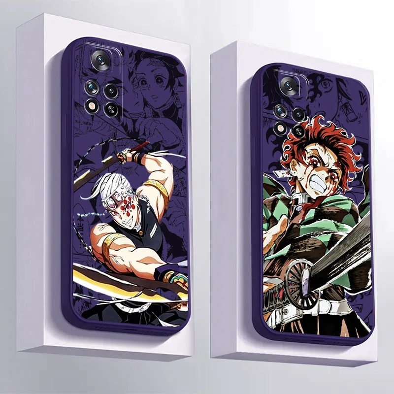 Чехол для телефона Tanjirou Uzui Tengen для Xiaomi Redmi Note 12 11 11S 11T 10 10S 10T 9 8 8T Pro Plus, рассекающий демонов