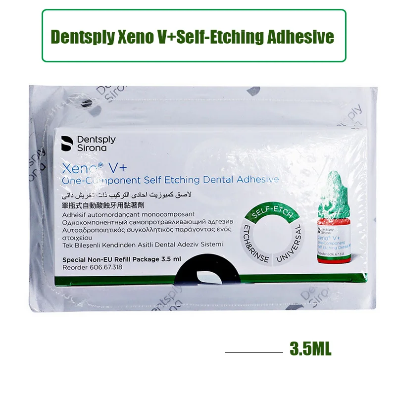 3,5 мл/бутылка Dental Dentsply Xeno V + Фотополимерная композитная Смола самотравление клейкий отбеливание зубов шпон клей