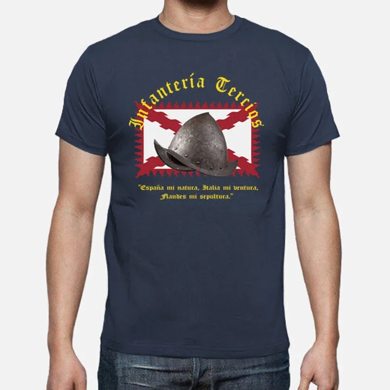 Фото Camiseta Infantería Tercios Españoles. 100% Algodón, De Alta Calidad, De Gran Tamaño, Casual №3