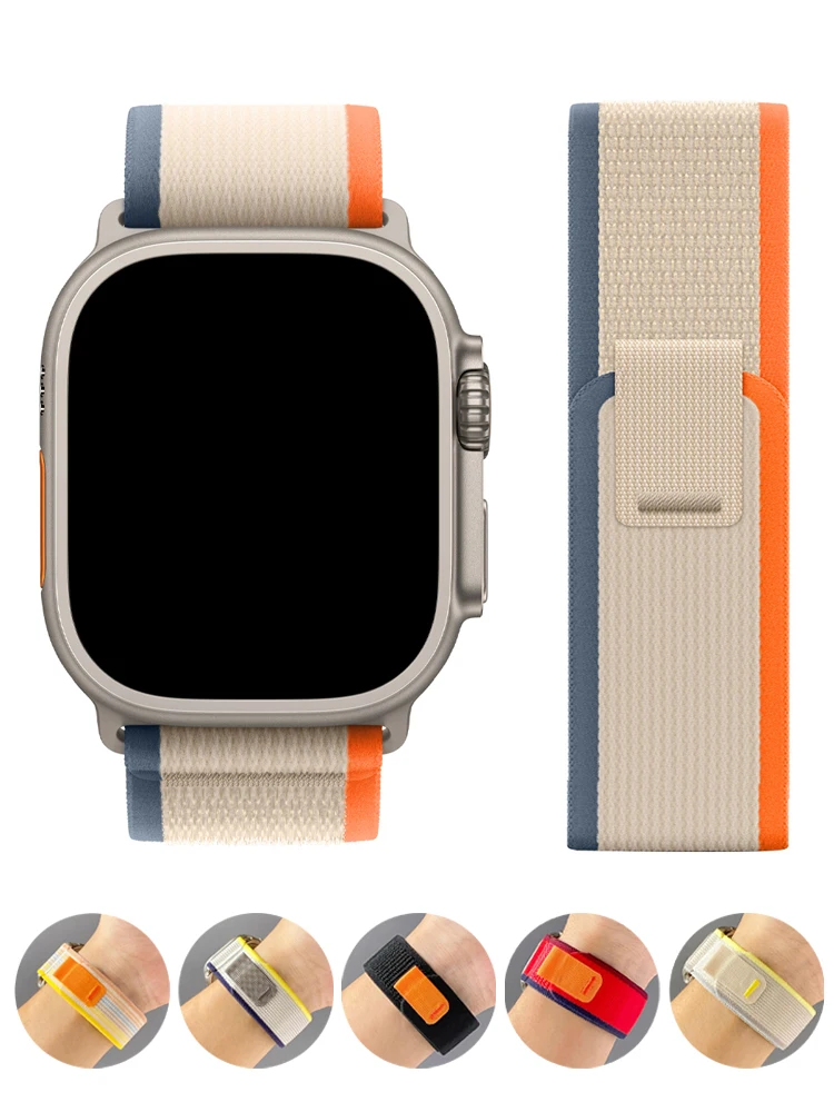 Ремешок для Apple watch Ultra 2 band, браслет для iWatch series 8 9 7 6 5 3 se, 49 мм 44 мм 45 мм 40 мм 41 мм 38 мм 42 мм 45 44 мм