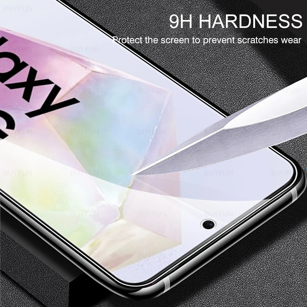Фото 6TO1 для Samsung Galaxy A35 5G чехол из закаленного стекла и протектор объектива Samsong Sumsung A 35 35A SamsungA35 Защитная пленка для экрана №4