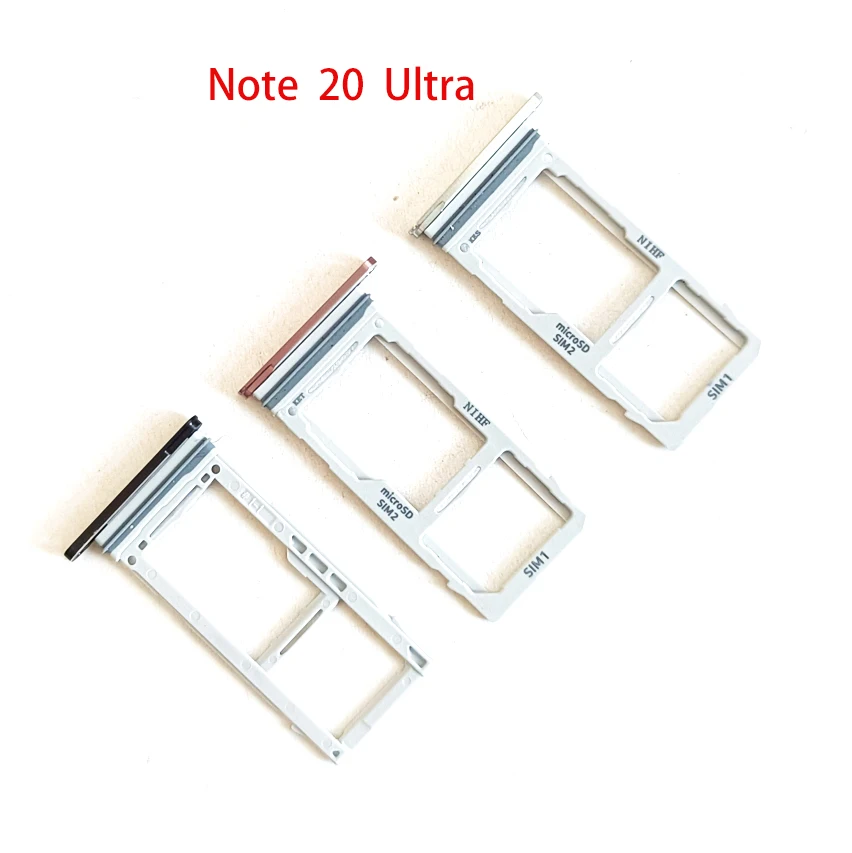 10 шт., двойной лоток для SIM-карты, держатель Micro SD Nano для Samsung Galaxy Note 20/Note 20 Ultra Телефоны и аксессуары