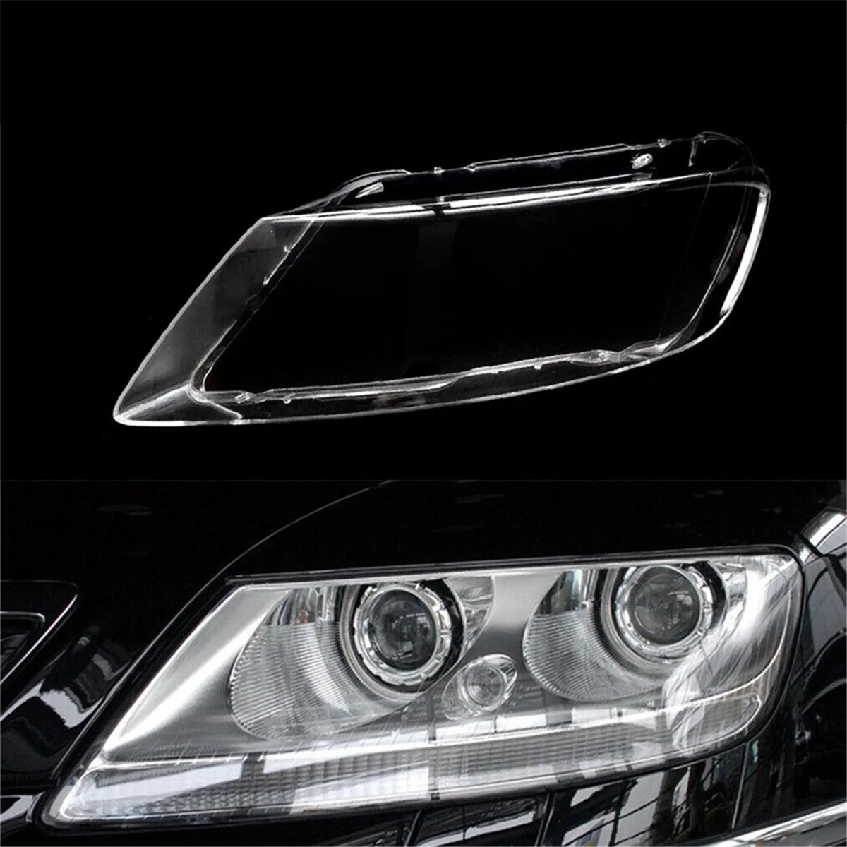Для Volkswagen VW Phaeton 2004-2010 головная лампа, пластиковая крышка, абажур, навес фары, головная лампа