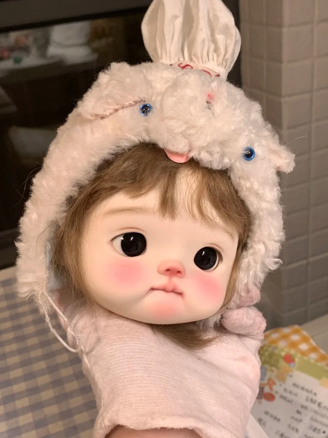 Новая кукла BJD SD 16, 25 см, Dian Girl, электрический материал из смолы с большой головой, бесплатная доставка телесного цвета (art.: 3920cc8e883dd) - 3920cc8e883dd