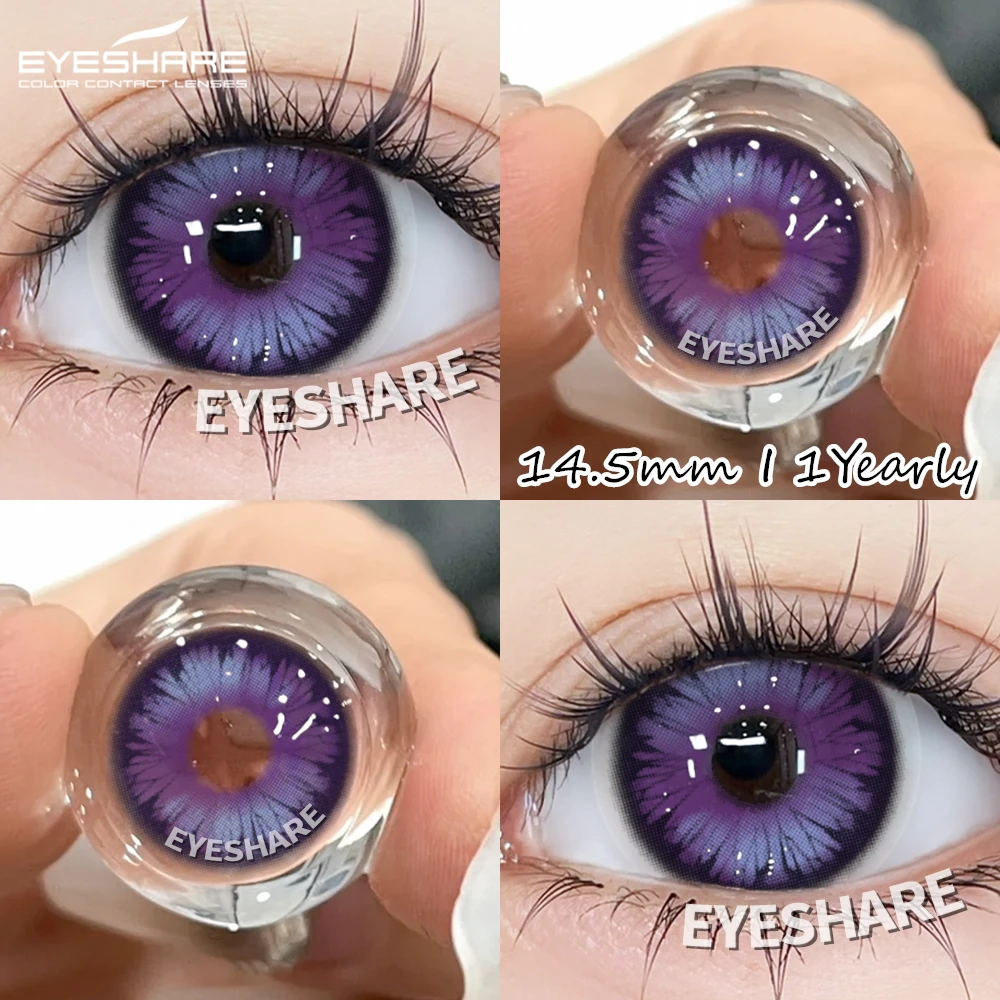 Фото EYESHARE Косплей Цветные контактные линзы Аниме Розовый Красота Контакт Весна Новый стиль Макияж Красные Синие линзы Ежегодный Хэллоуин Контакт №4