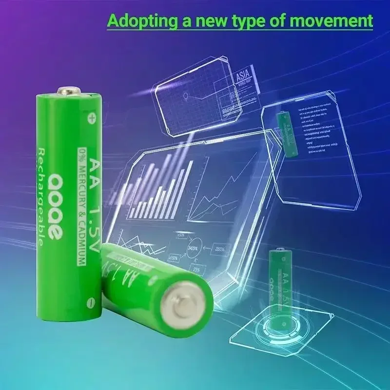 Фото WE 1.5V AA 4800mAh 1.5V AAA 3800 MAh Аккумуляторная батарея + Бесплатная доставка Аккумулятор для часов, мышей, компьютеров, игрушек, так далее 1 №4
