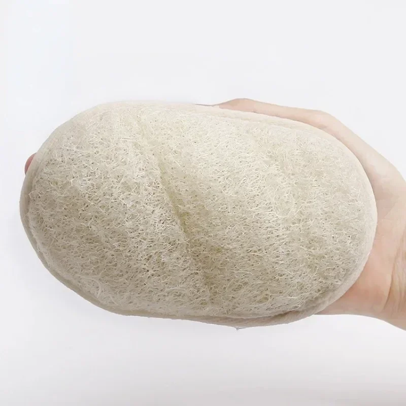 1 шт., натуральный отшелушивающий скраб для купания Luffa, губка для тела, скраб для тела, отшелушивающий крем, мягкая щетка для чистки душа