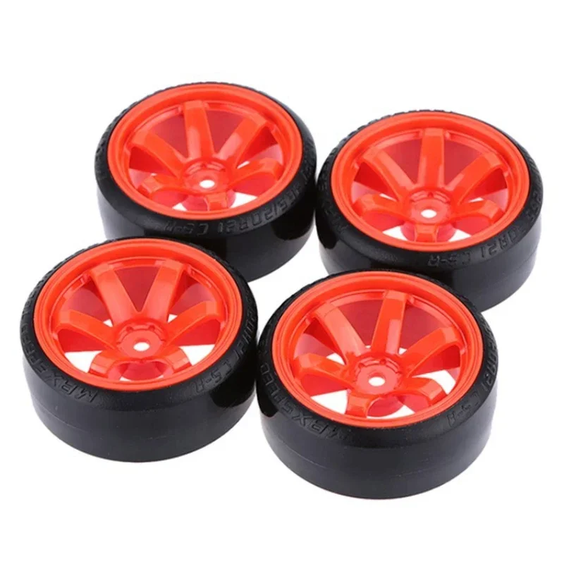 4 шт. 1/10 RC Drift On-road Wheel с жестким узором для 1:10 Tras D4 HSP HPI Sakura TT01 Tamiya Drifting RC автомобильные аксессуары